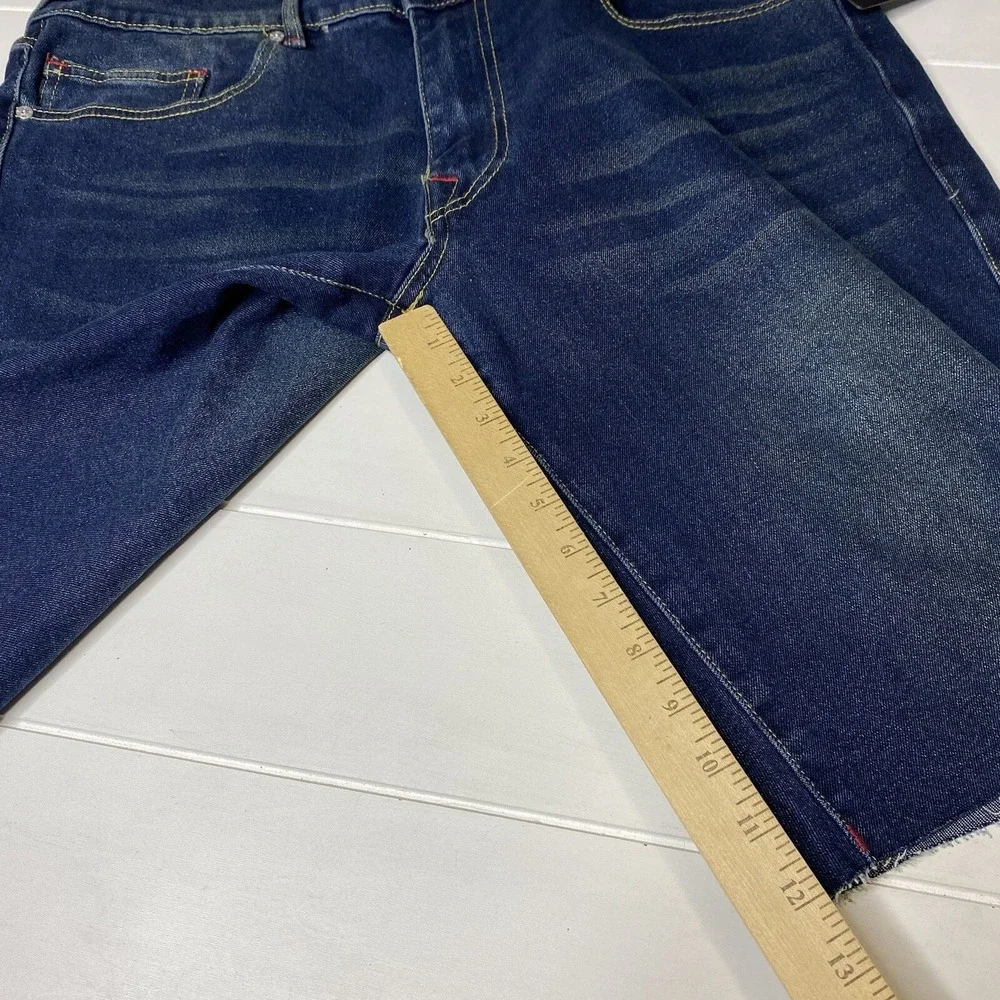 True Religion Ricky Relaxed Straight Shorts‎ Raw Hem Men's Size W36